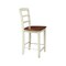International Concepts Madrid Counter Height Stool, 24" Seat Height, Antiqued Almond/Espresso S12-402 - alternate 7